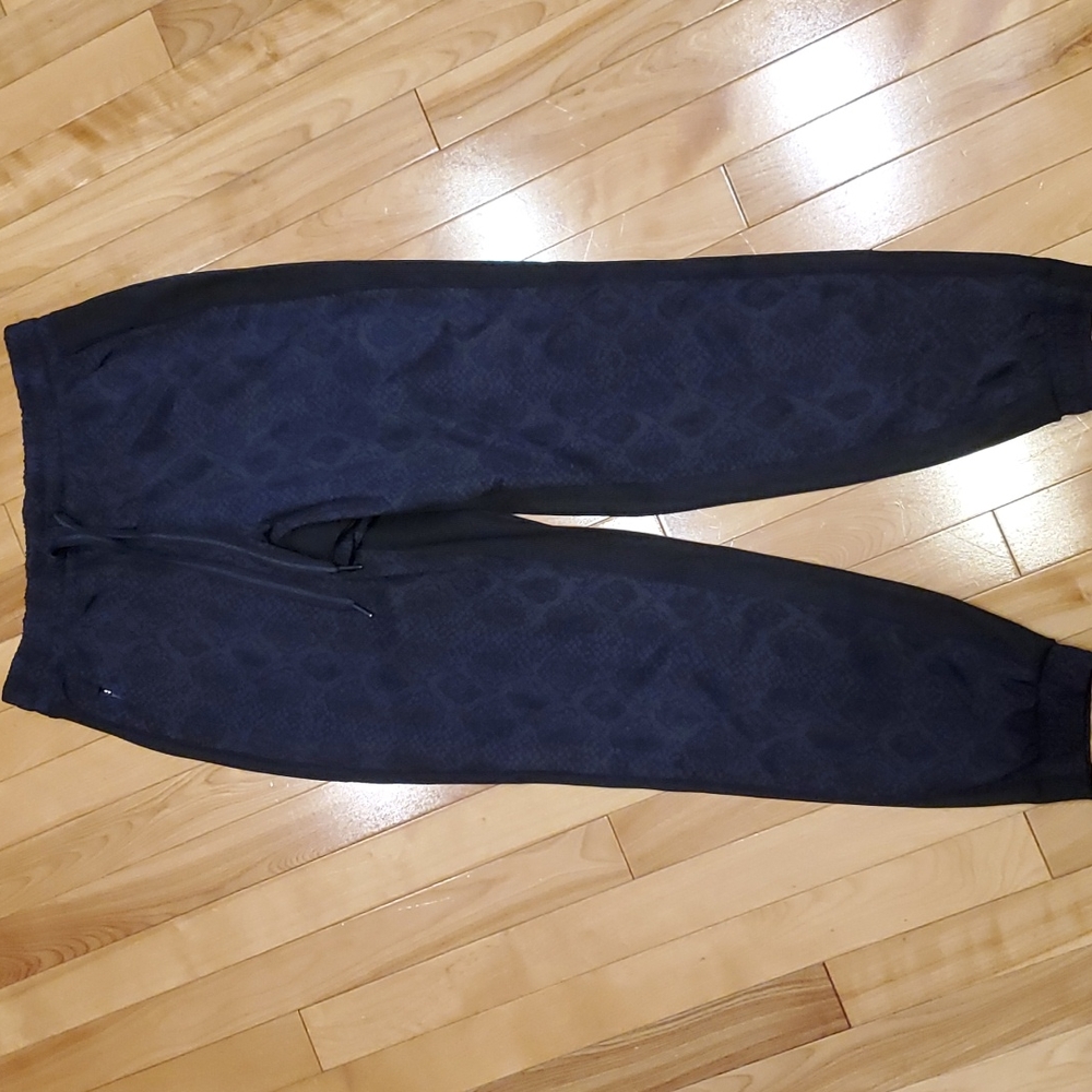 Athleta joggers, size 4. Black and blue.